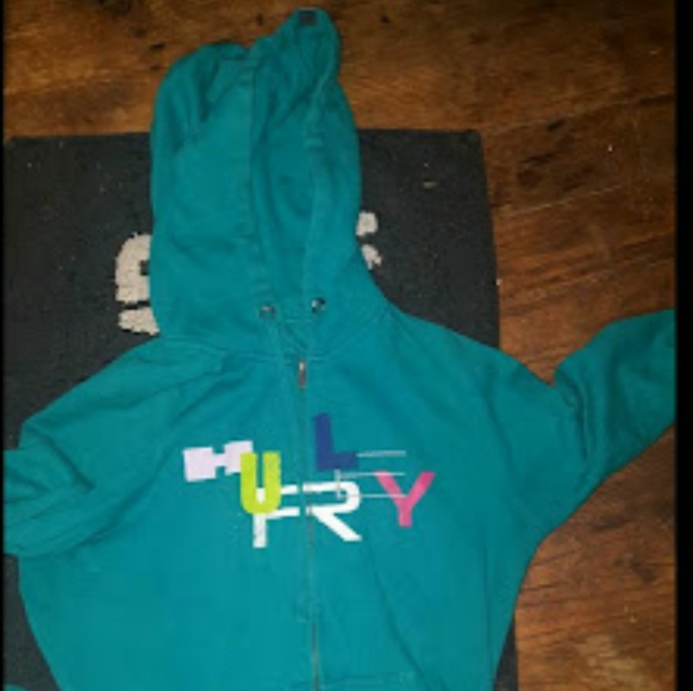 Hurley zip up hoodie